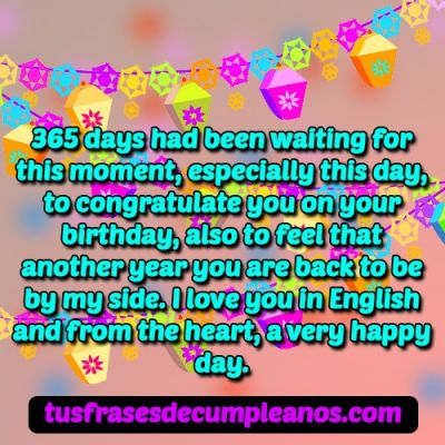 Felicitaciones Para Cumpleaños En Ingles