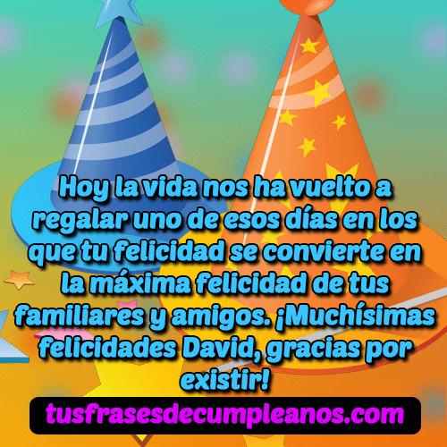 felicidades david