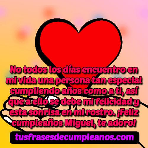 feliz cumpleanos miguel