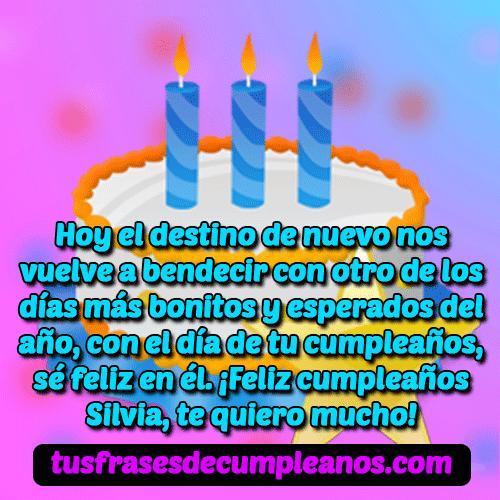 feliz cumpleanos silvia