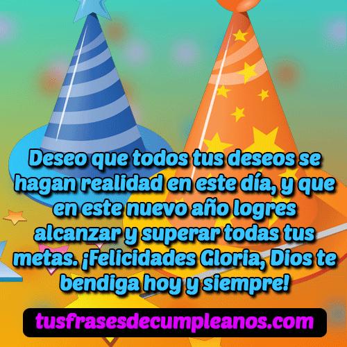 felicidades gloria