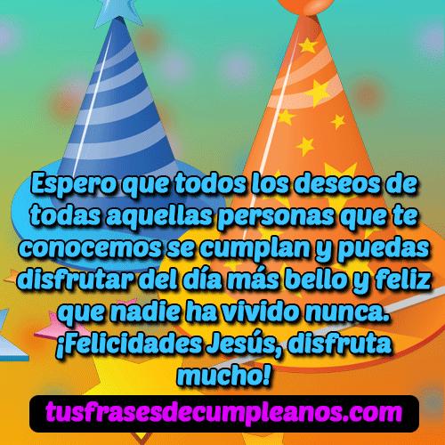 felicidades jesus