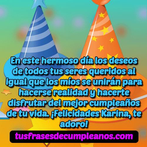 felicidades karina