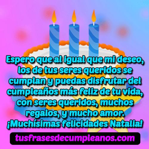 felicidades natalia