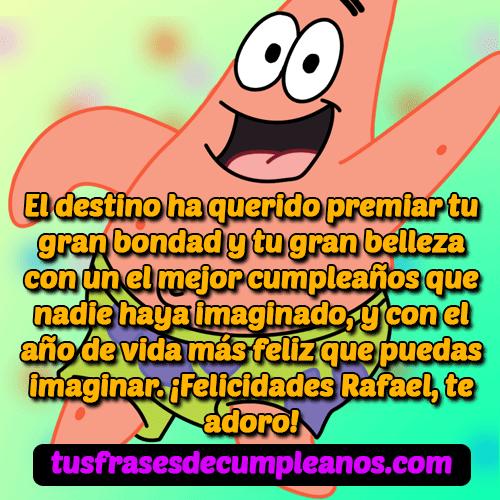 feliz cumpleanos rafael frases
