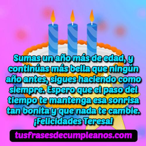 felicidades teresa