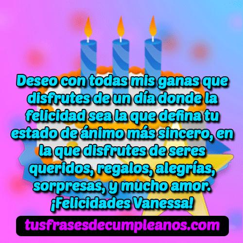 felicidades vanessa