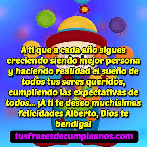 feliz cumpleanos alberto frases