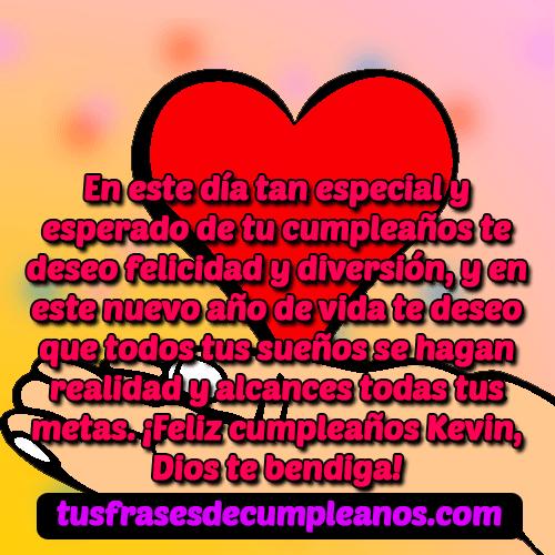 Felicitaciones De Cumpleaos Para Kevin Mensaje De