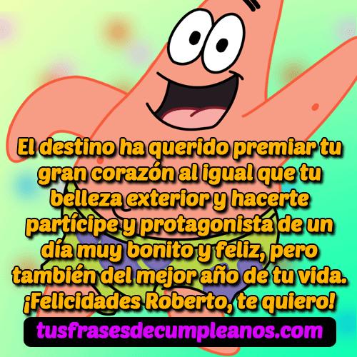 feliz cumpleanos roberto frases