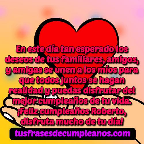 feliz cumpleanos roberto