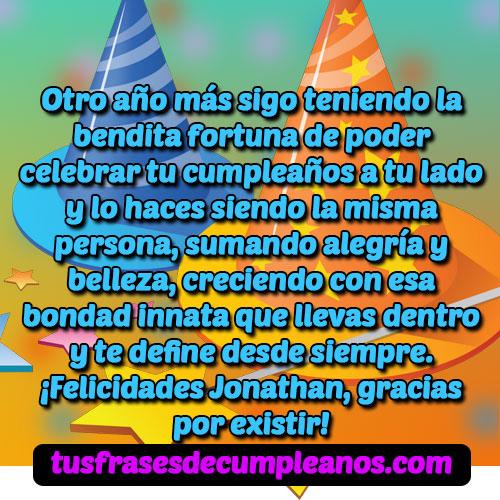 felicidades jonathan