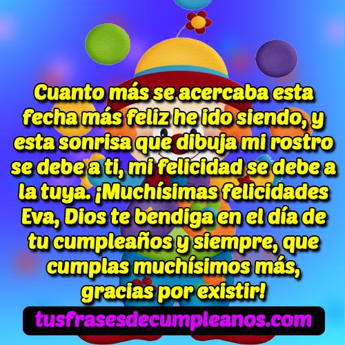 feliz cumpleanos eva frases